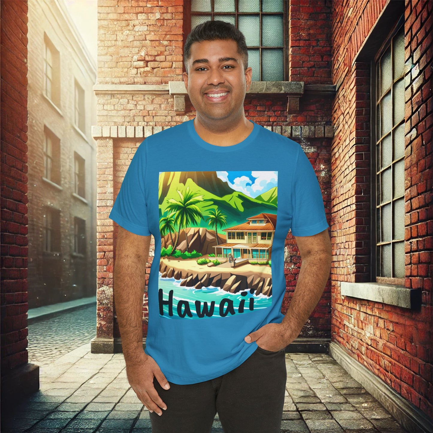 Tropical Paradise Unisex Jersey Short Sleeve T-Shirt