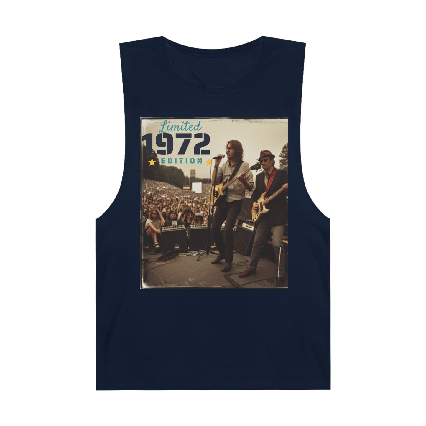 1972 Limited Edition Rock Band Unisex Barnard Tank