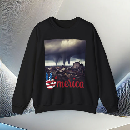 Resilient America Unisex Heavy Blend Crewneck Sweatshirt – Cozy Comfort for Colder Months