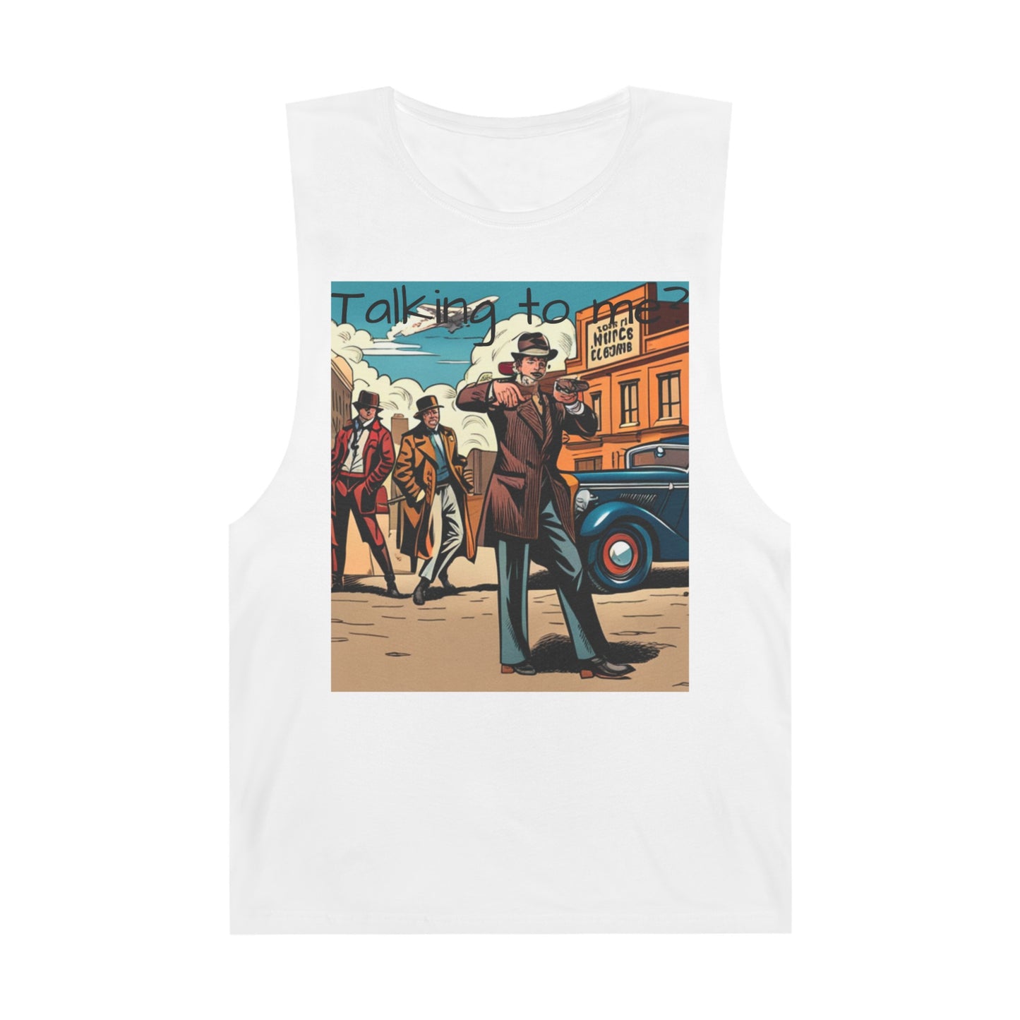 Talking to me? 1920s Unisex Barnard Tank