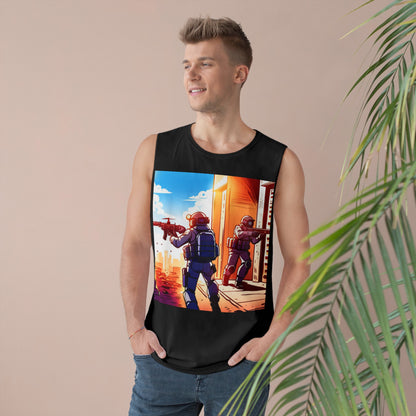 Anime Swat Team Unisex Barnard Tank