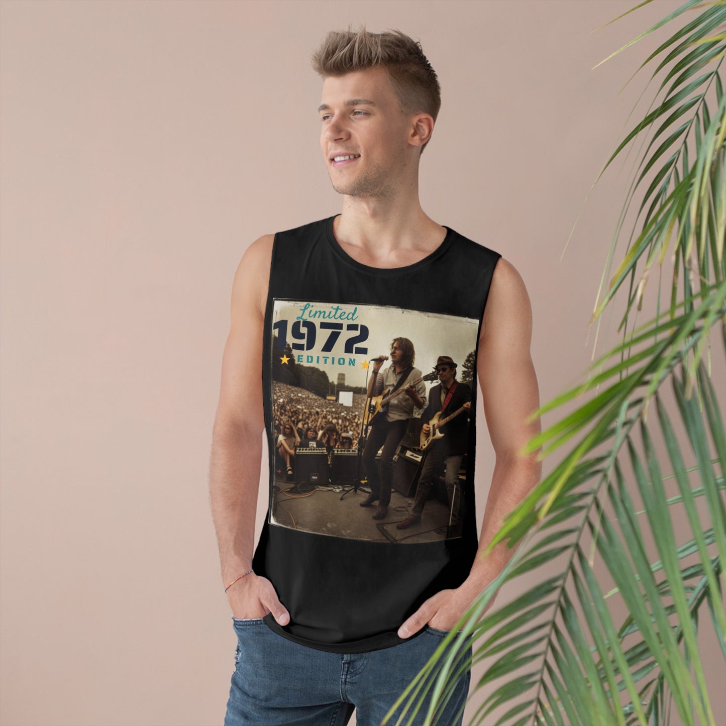 1972 Limited Edition Rock Band Unisex Barnard Tank