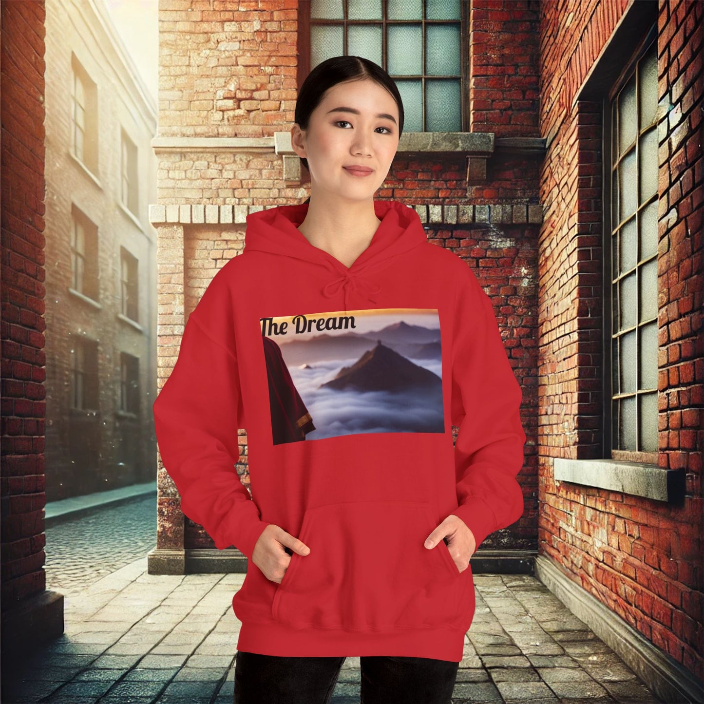 The Dreamscape Unisex Heavy Blend Hoodie – Perfect for Cold Days