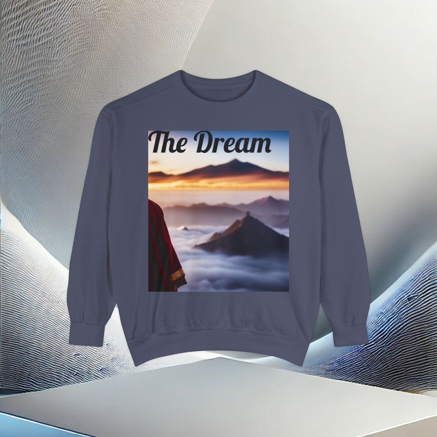 The Dreamscape Unisex Garment-Dyed Sweatshirt – Premium Comfort & Style