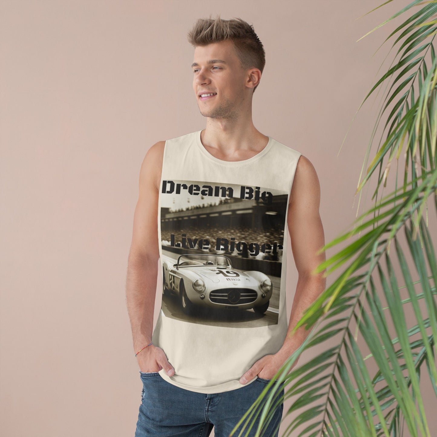 Dream Big Live Bigger Unisex Barnard Tank