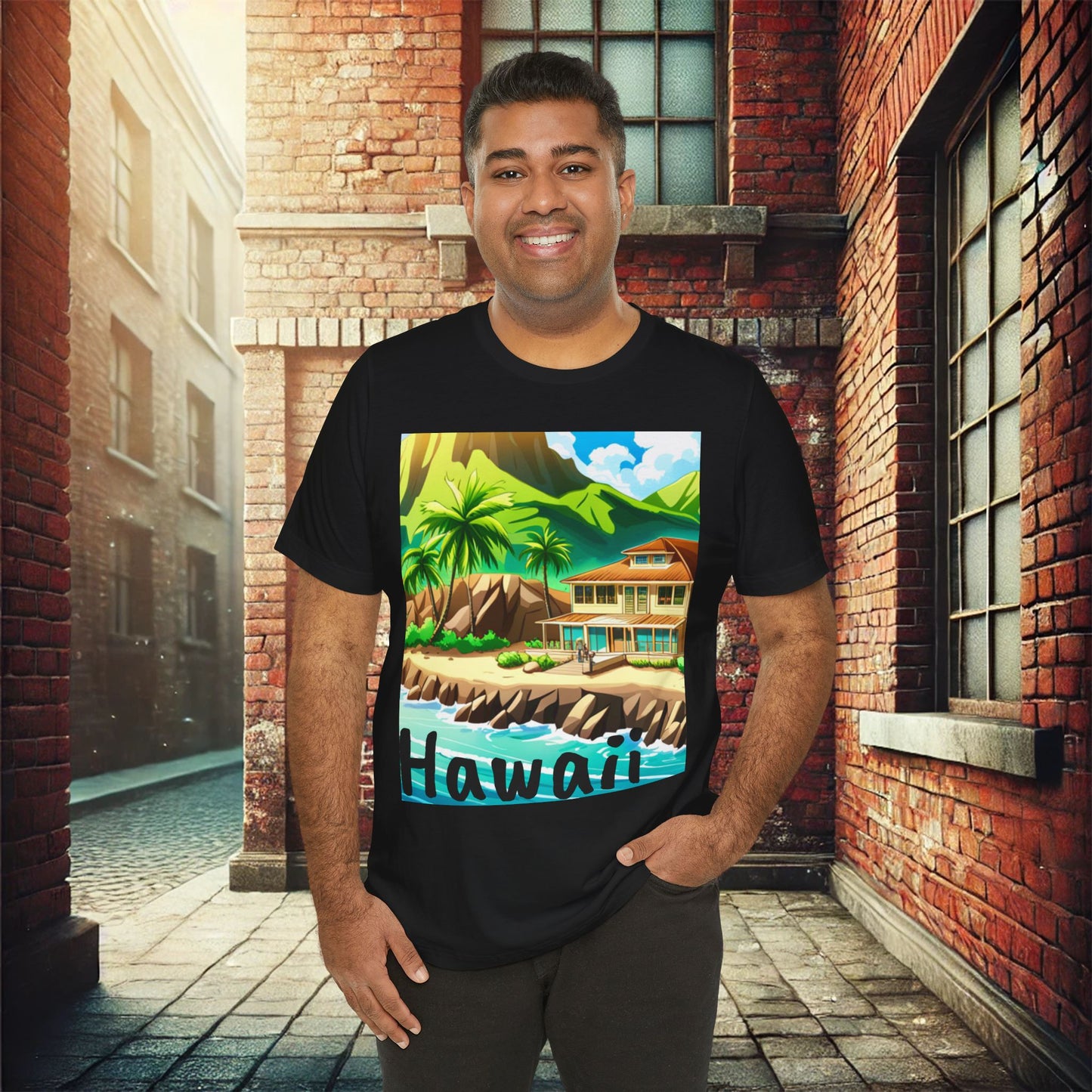 Tropical Paradise Unisex Jersey Short Sleeve T-Shirt