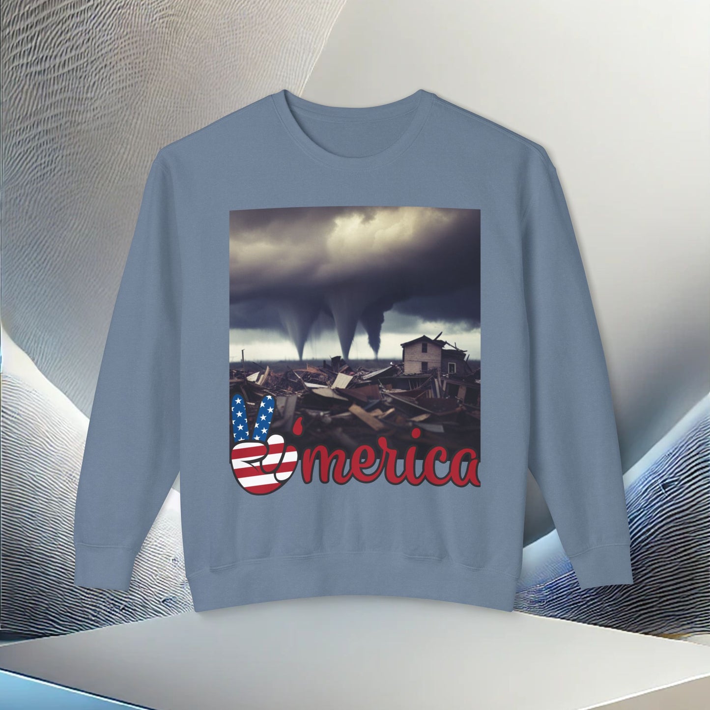 Resilient America Crewneck Sweatshirt – Ultimate Softness & Sustainable Style