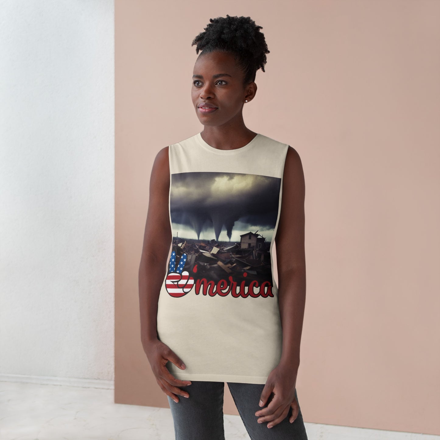 Tornado America Unisex Barnard Tank