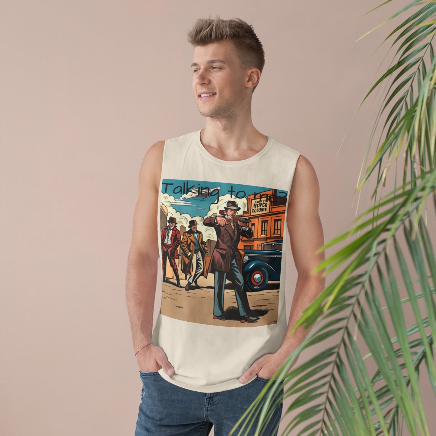 Talking to me? 1920s Unisex Barnard Tank