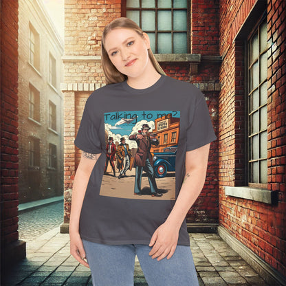 "Vintage Gangster Vibes" Unisex Heavy Cotton T-Shirt