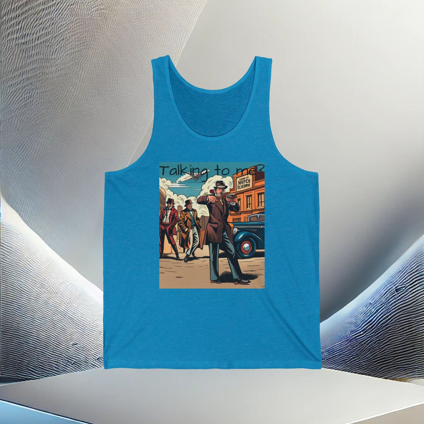 "Vintage Gangster Vibes" Unisex Jersey Tank Top – Vibes All Year Long