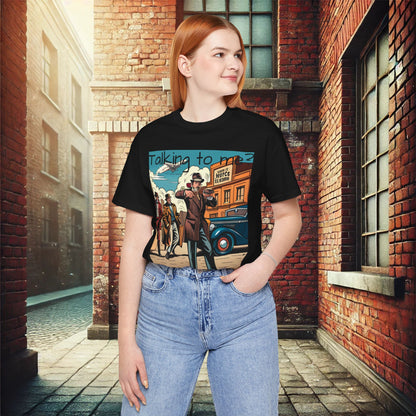 "Vintage Gangster Vibes" Unisex Jersey Short Sleeve T-Shirt