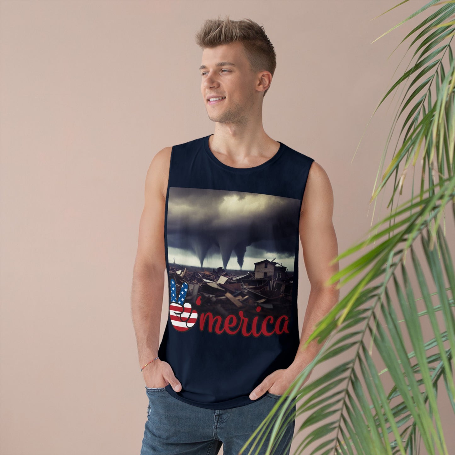 Tornado America Unisex Barnard Tank