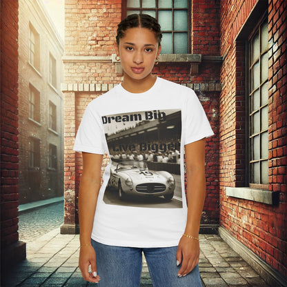 "Dream Big, Live Bigger" Vintage Racing Garment Dyed T-Shirt