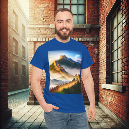 "Majestic Walls of History" Unisex Heavy Cotton T-Shirt