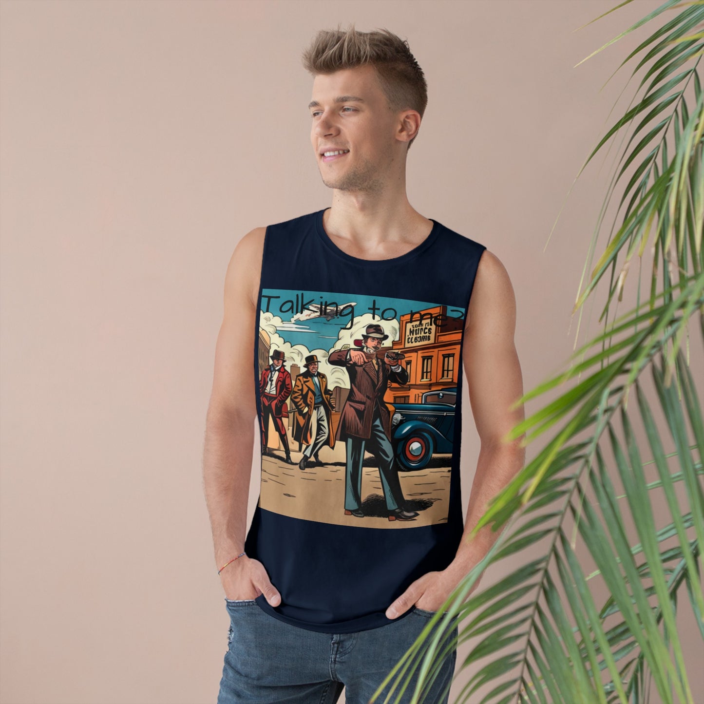 Talking to me? 1920s Unisex Barnard Tank