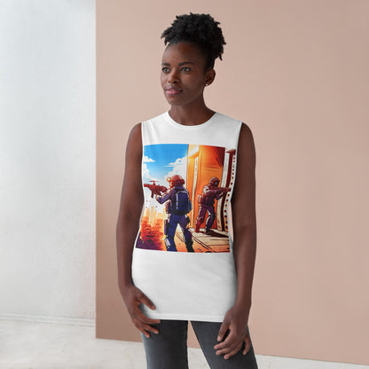 Anime Swat Team Unisex Barnard Tank