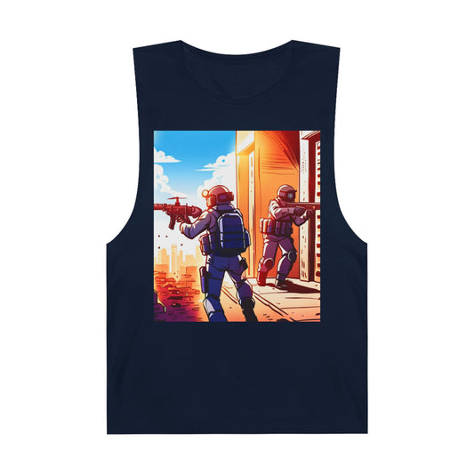 Anime Swat Team Unisex Barnard Tank