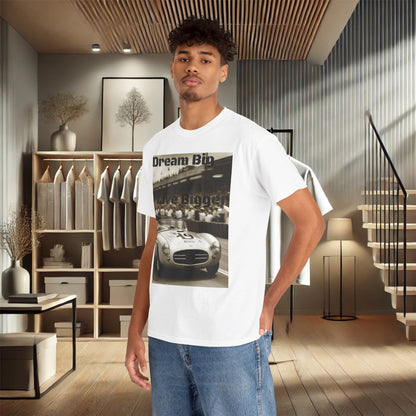 "Dream Big, Live Bigger" Vintage Racing Unisex Heavy Cotton T-Shirt