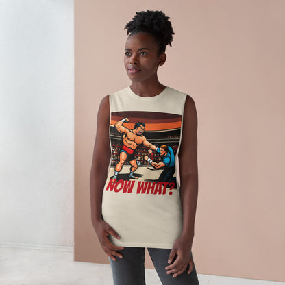 Wrestling NOW WHAT? Unisex Barnard Tank