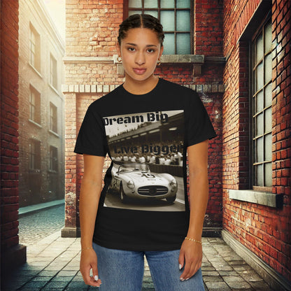 "Dream Big, Live Bigger" Vintage Racing Garment Dyed T-Shirt