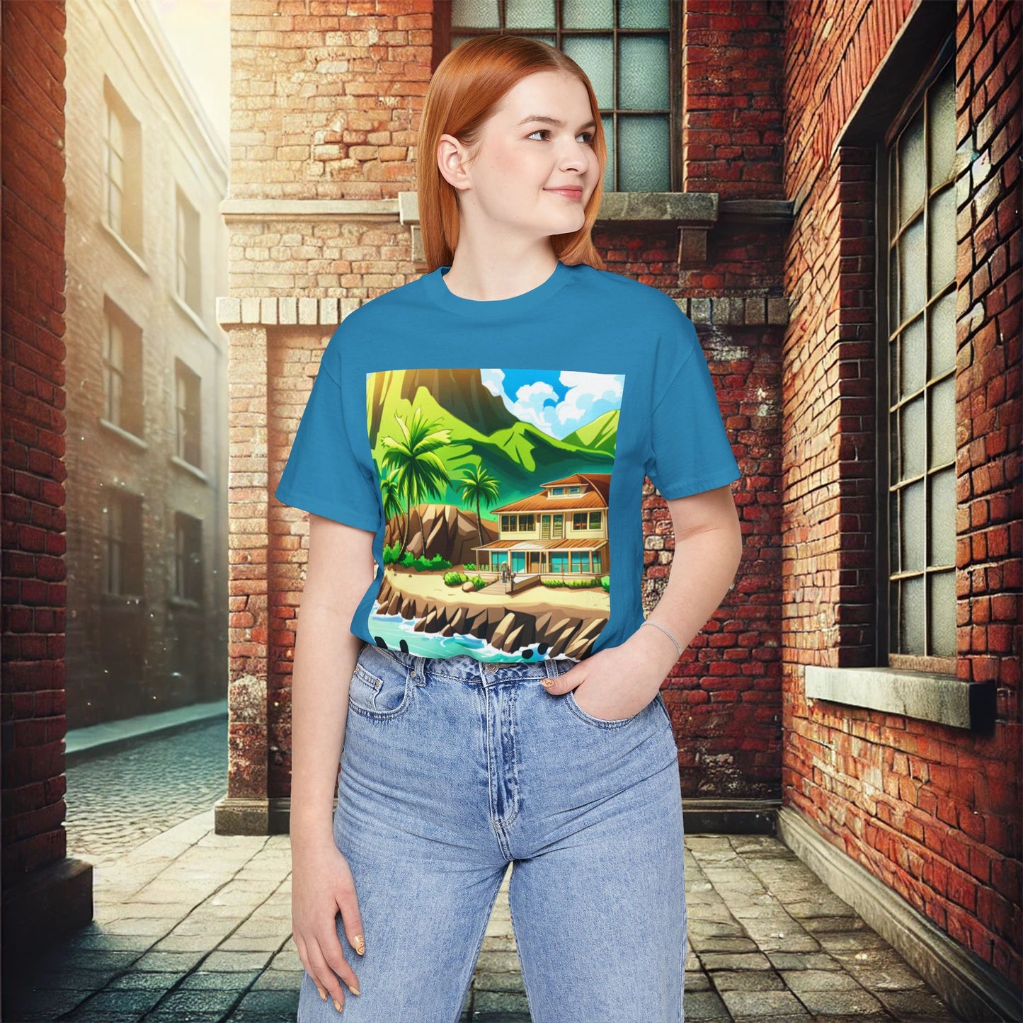 Tropical Paradise Unisex Jersey Short Sleeve T-Shirt