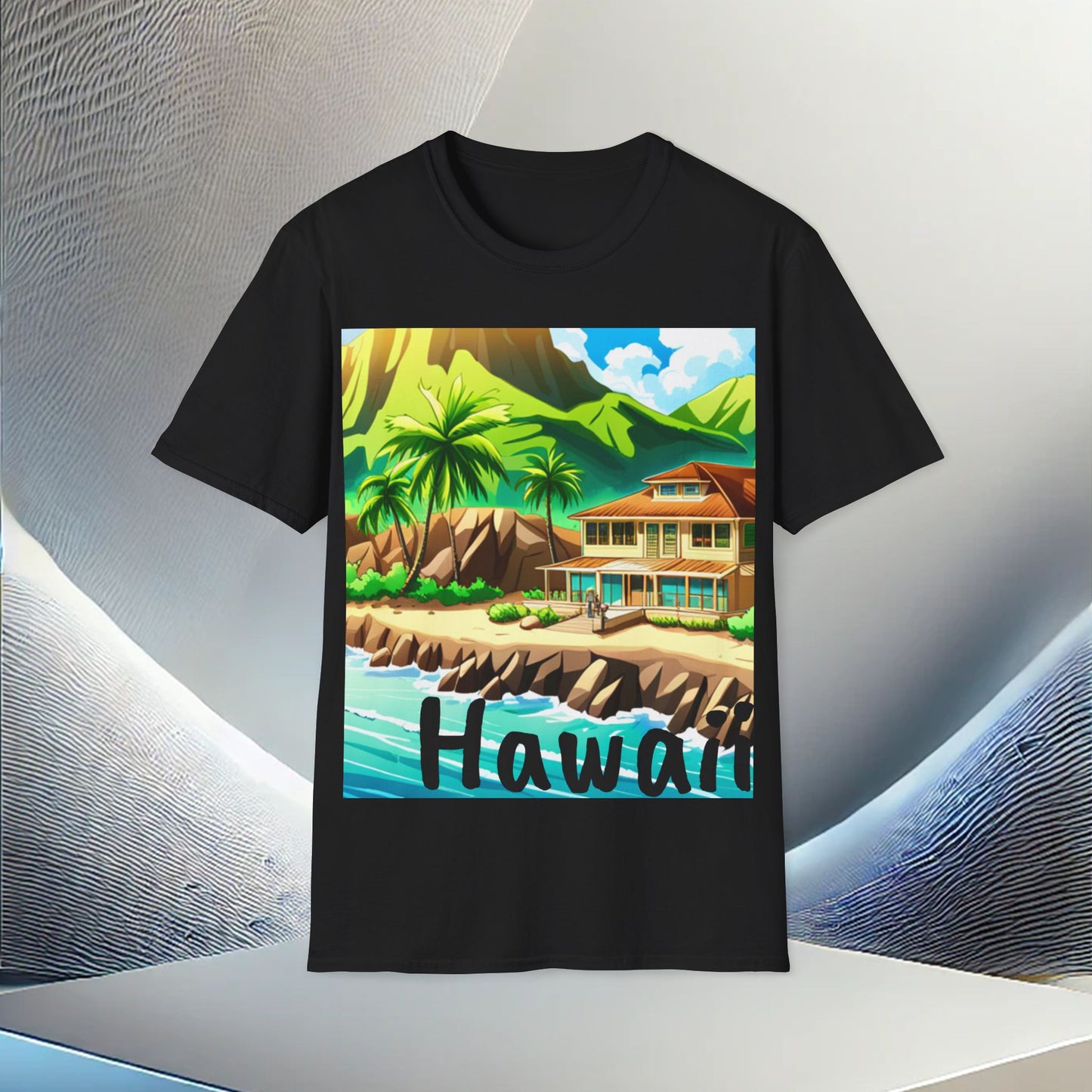 Tropical Paradise Unisex Soft-Style T-Shirt