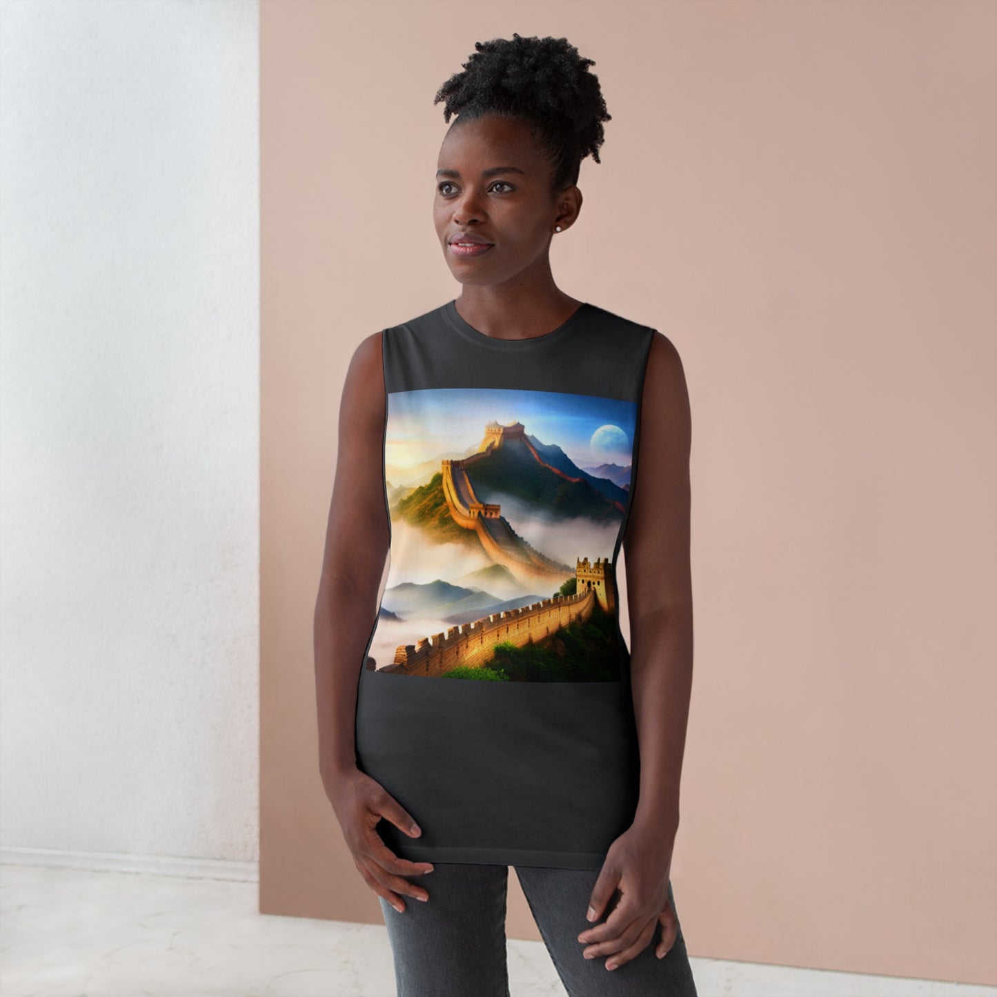 Great Wall of China Unisex Barnard Tank