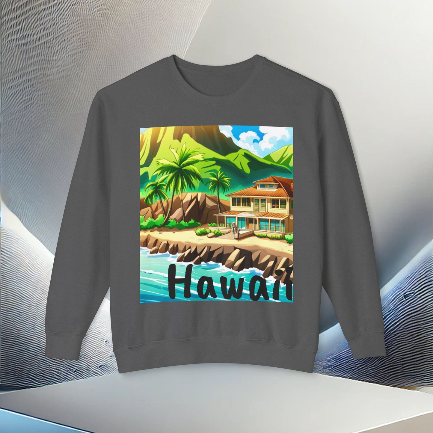 Tropical Paradise Unisex Crewneck Sweatshirt – Ultimate Softness & Sustainable Style