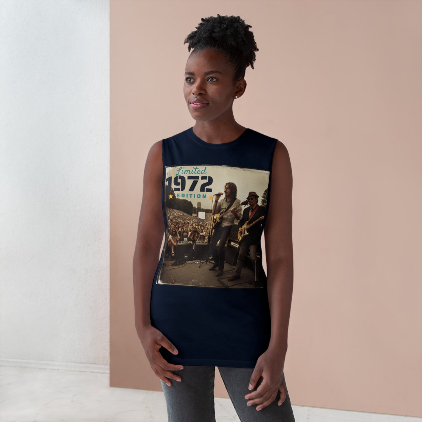 1972 Limited Edition Rock Band Unisex Barnard Tank