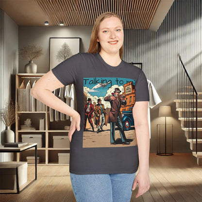 "Vintage Gangster Vibes" Unisex Soft-Style T-Shirt