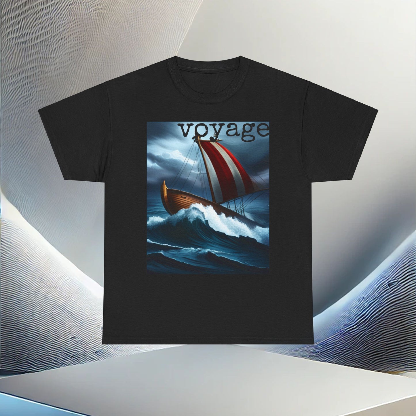 Voyage Adventure Unisex Heavy Cotton T-Shirt Express Delivery available