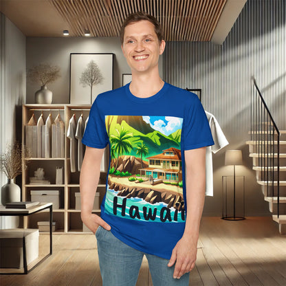 Tropical Paradise Unisex Soft-Style T-Shirt