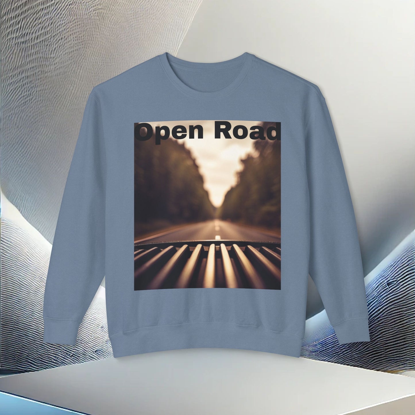 Open Road Adventure Crewneck Sweatshirt – Ultimate Softness & Sustainable Style