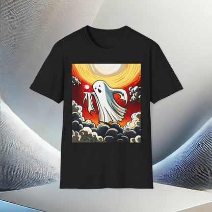 Friendly Phantom Unisex T-Shirt – Ghostly Charm Meets Everyday Comfort