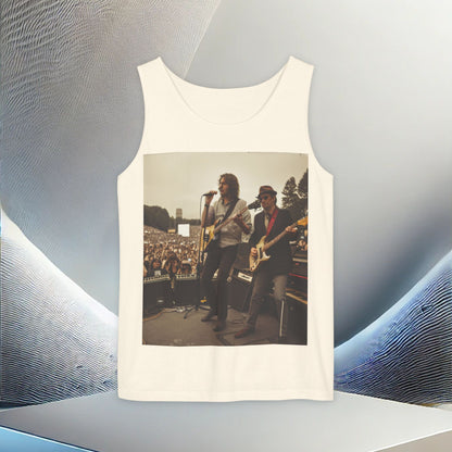 Retro Concert Relaxed Fit Unisex Garment-Dyed Tank Top