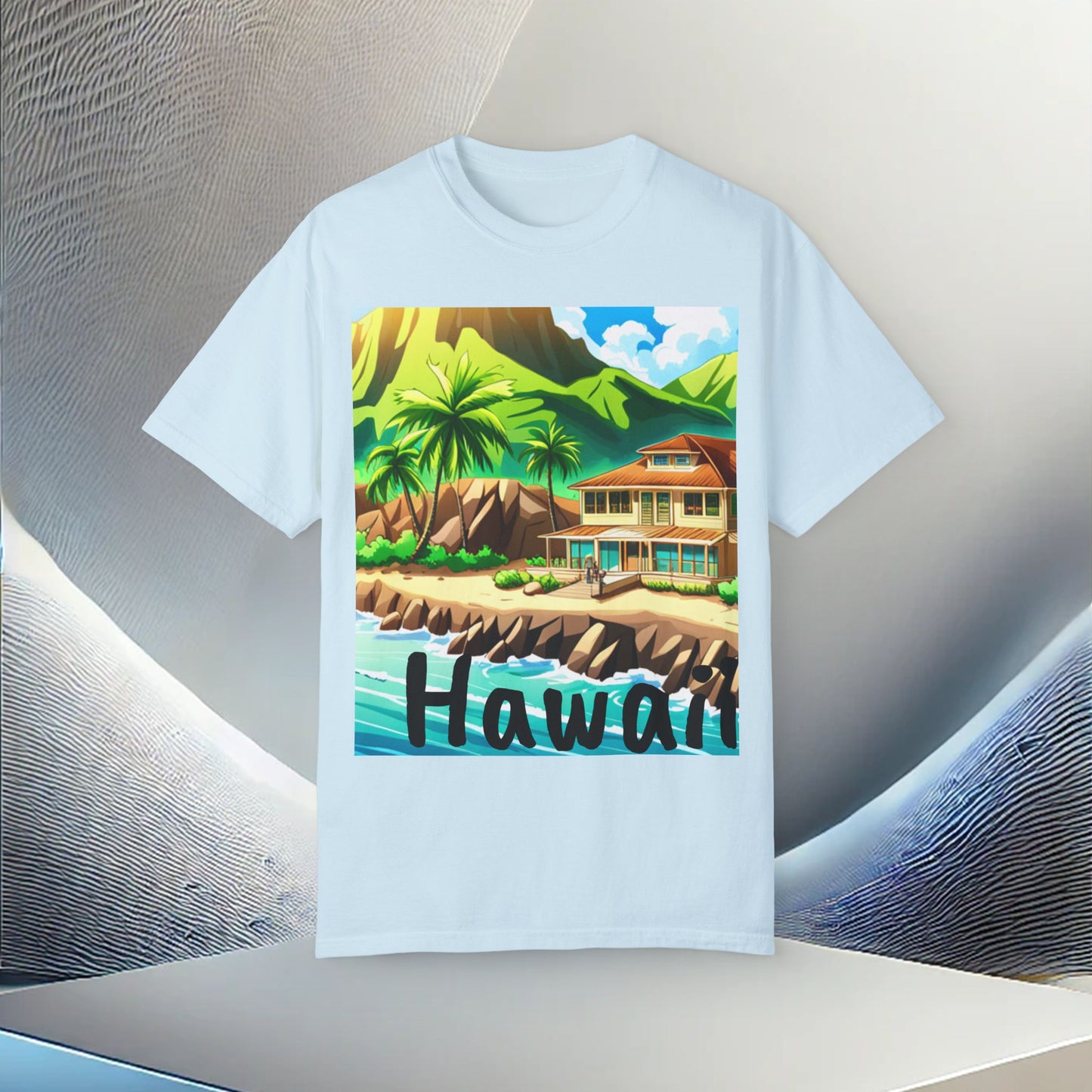 Tropical Paradise Garment Dyed T-Shirt