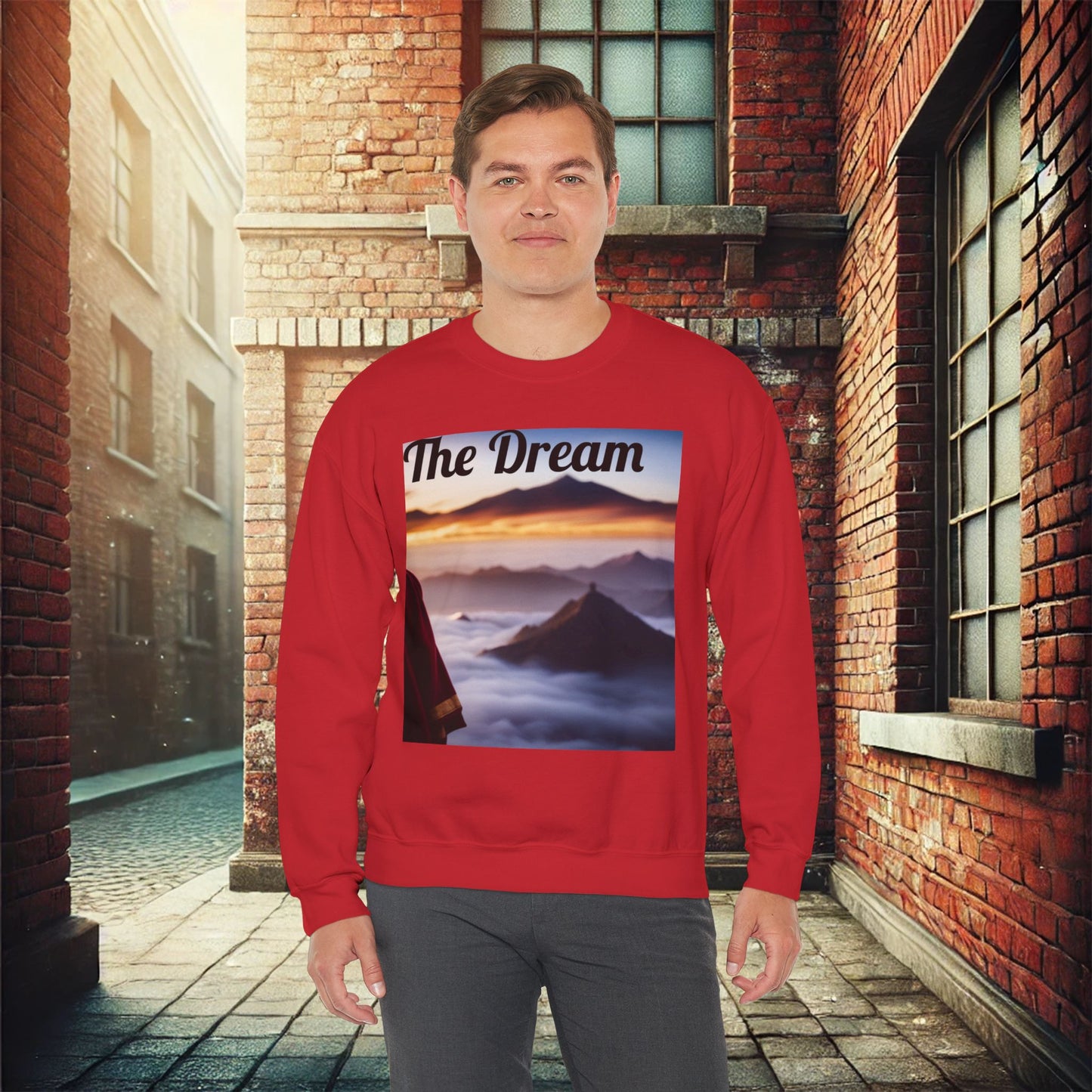 The Dreamscape Unisex Heavy Blend Crewneck Sweatshirt – Cozy Comfort for Colder Months