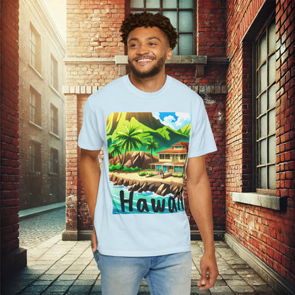 Tropical Paradise Garment Dyed T-Shirt