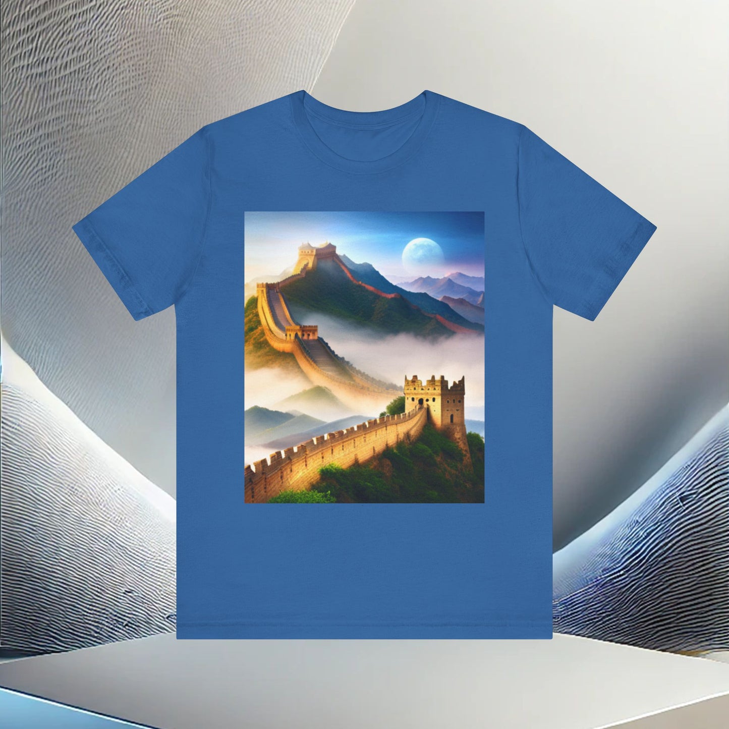 "Majestic Walls of History" Unisex Jersey Short Sleeve T-Shirt