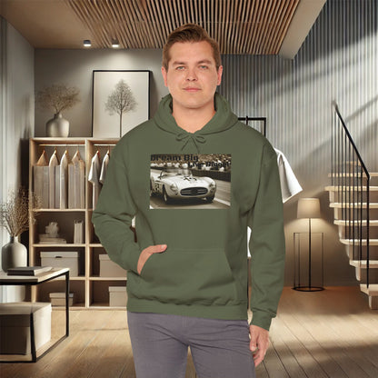 "Dream Big, Live Bigger" Vintage Racing Unisex Heavy Blend Hoodie – Perfect for Cold Days