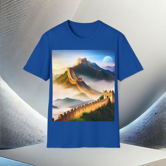 "Majestic Walls of History" Unisex Soft-Style T-Shirt