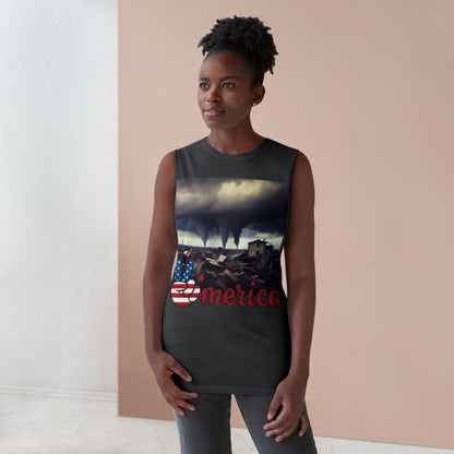 Tornado America Unisex Barnard Tank