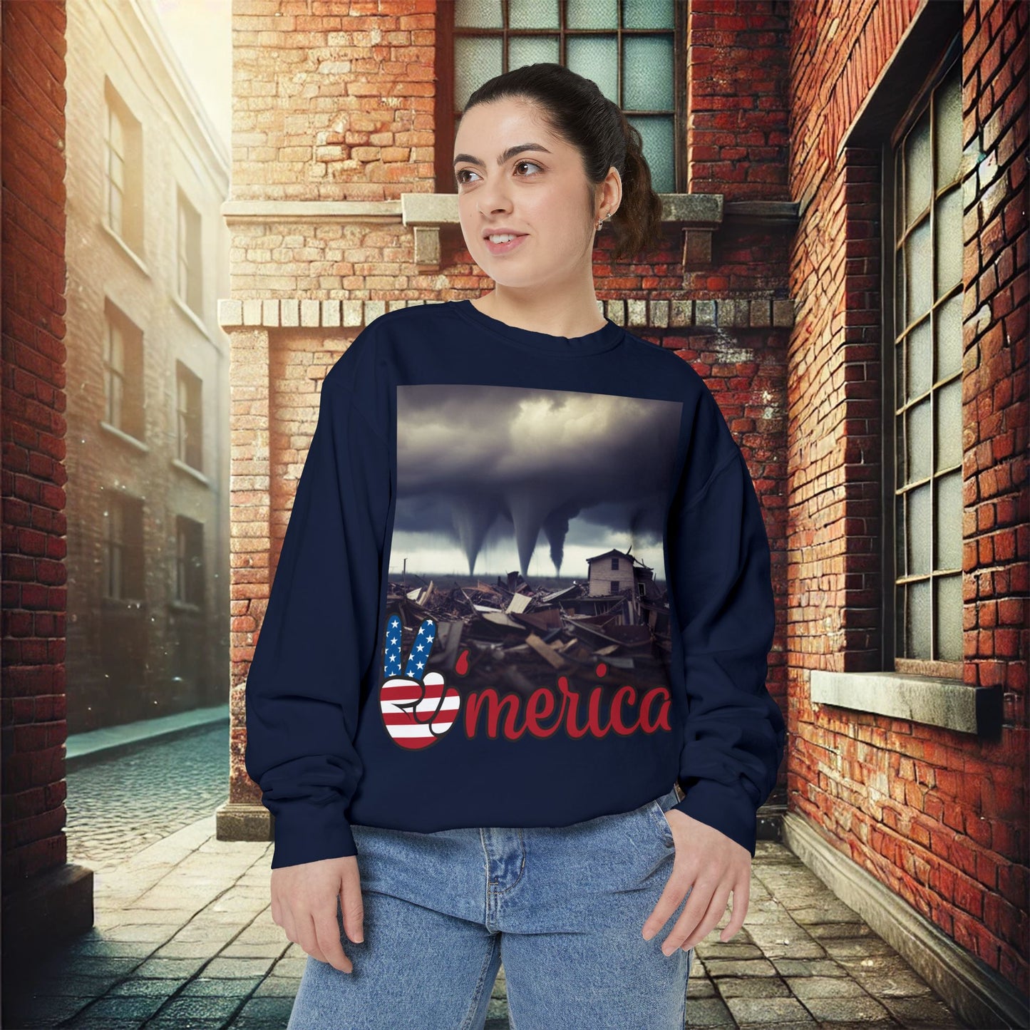 Resilient America Unisex Garment-Dyed Sweatshirt – Premium Comfort & Style