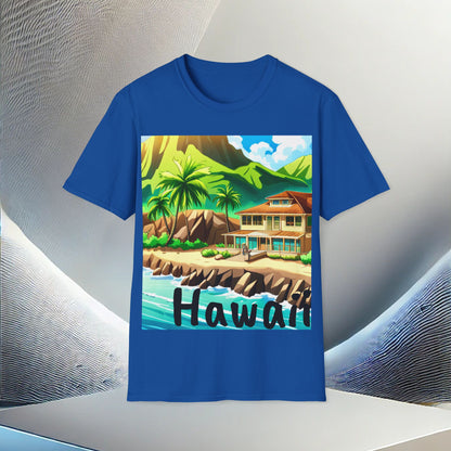 Tropical Paradise Unisex Soft-Style T-Shirt