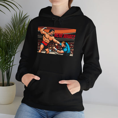 "Now What?" Wrestling Champion Unisex Heavy Blend Hoodie – Perfect for Cold Days