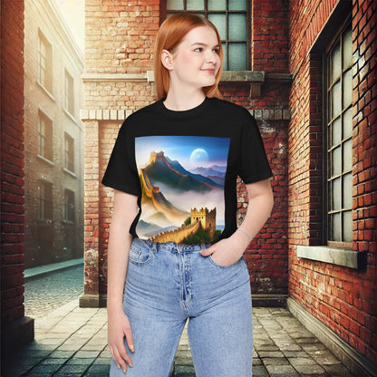 "Majestic Walls of History" Unisex Jersey Short Sleeve T-Shirt