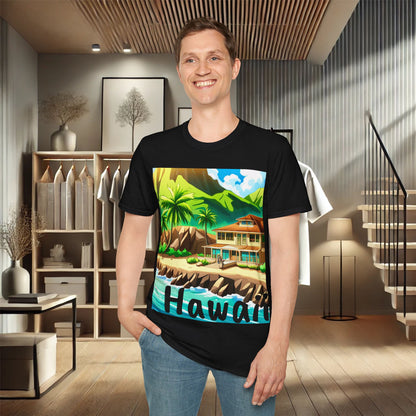 Tropical Paradise Unisex Soft-Style T-Shirt