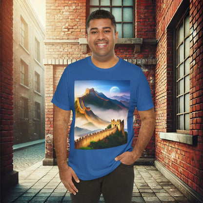 "Majestic Walls of History" Unisex Jersey Short Sleeve T-Shirt