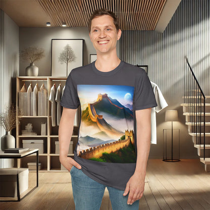 "Majestic Walls of History" Unisex Soft-Style T-Shirt